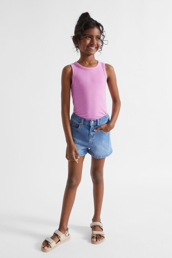 Denim Short  Bright Blue Wash  hi-res