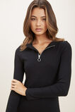 Rib Dress  Black  hi-res