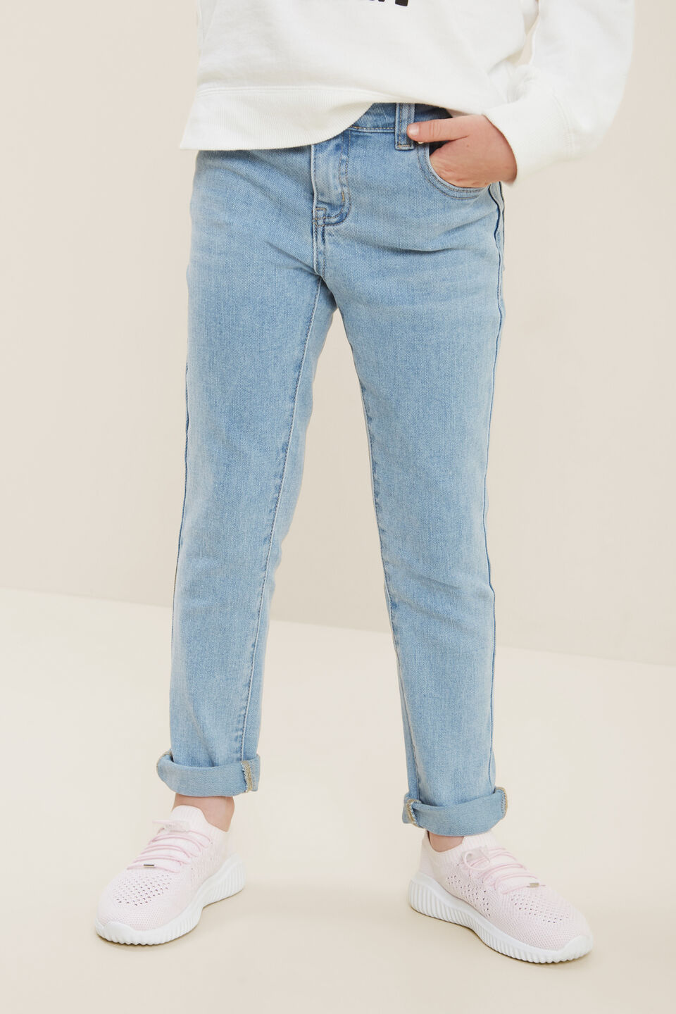 Classic Jeans  Bleached Blue