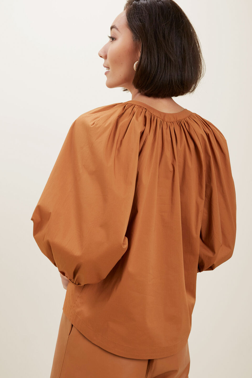 Raglan Shirt  Burnt Bronze