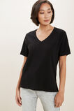 Micro Pleat Tee  Black  hi-res
