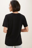 Micro Pleat Tee  Black  hi-res