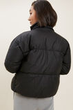 Crop Puffer Jacket  Black  hi-res