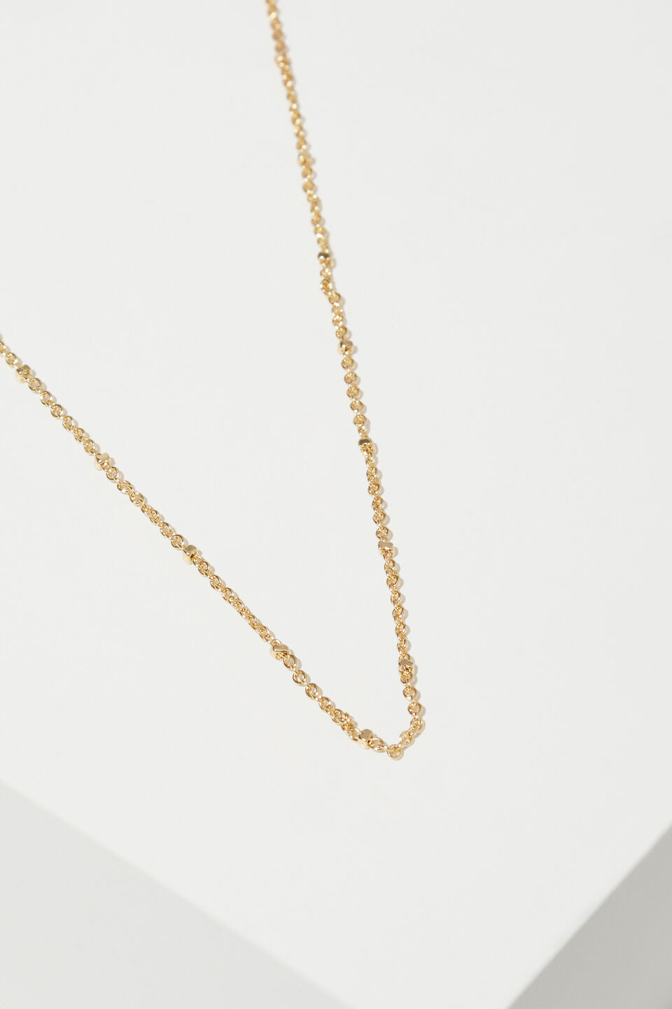 Fine Initial Necklace  Gold