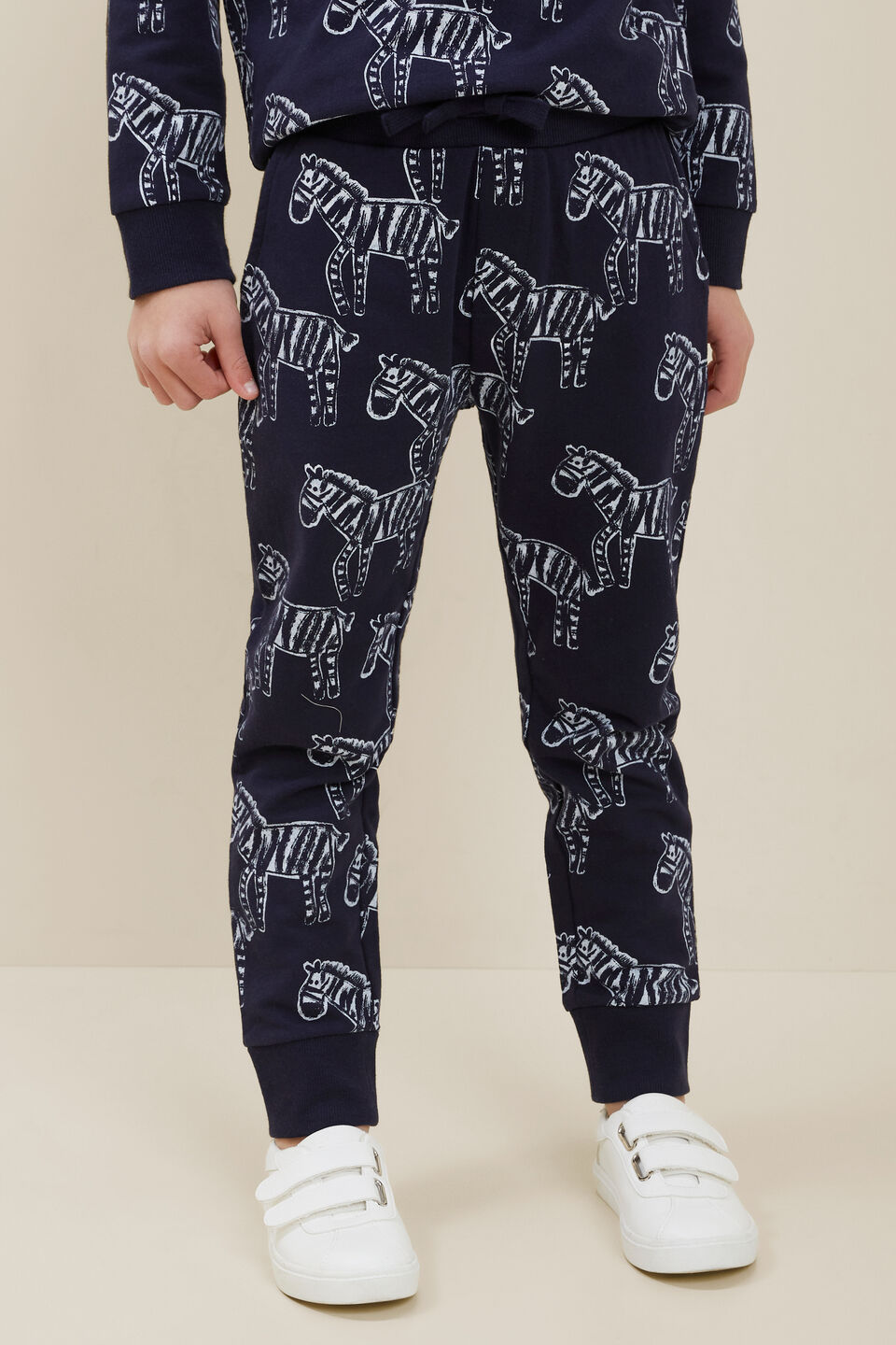 Zebra Trackpant  Midnight Blue