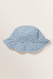 Top Stitch Bucket Hat  Denim  hi-res