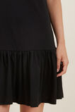 Jersey Tiered Dress  Black  hi-res
