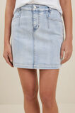 Core Denim A-Line Mini Skirt  Sky Blue Rinse  hi-res
