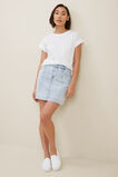 Core Denim A-Line Mini Skirt  Sky Blue Rinse  hi-res