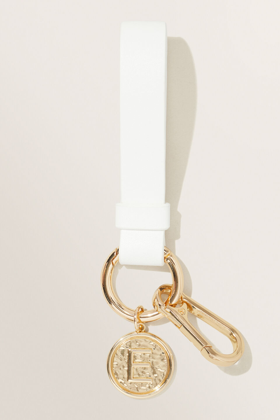 Initial Disc Keyring  E