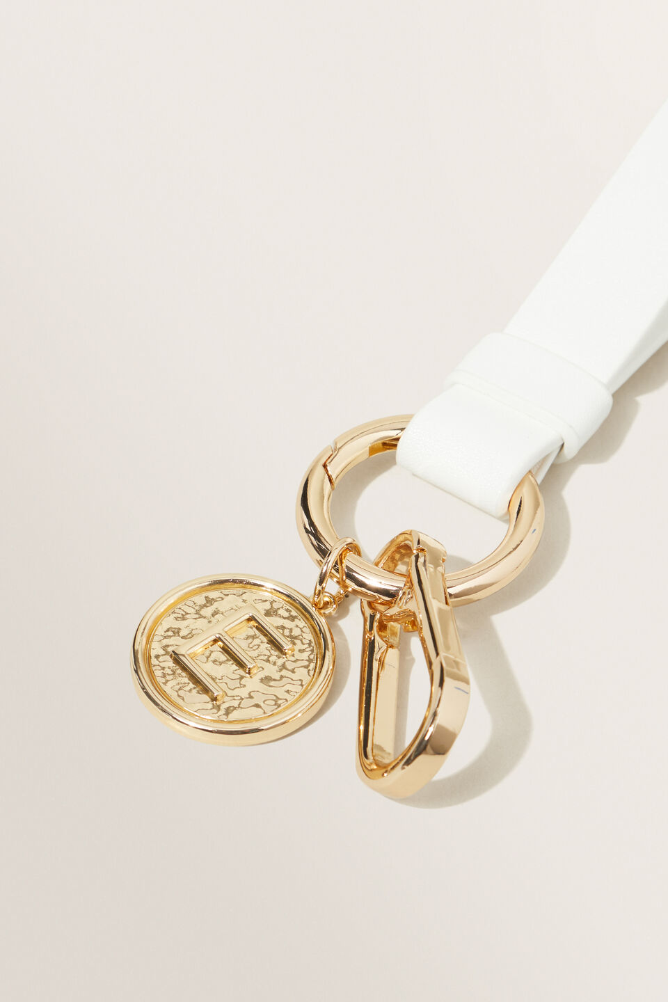 Initial Disc Keyring  E