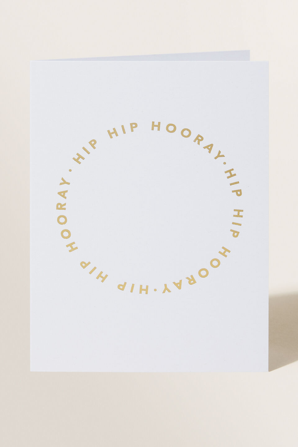 Greeting Card  Hip Hip Hooray