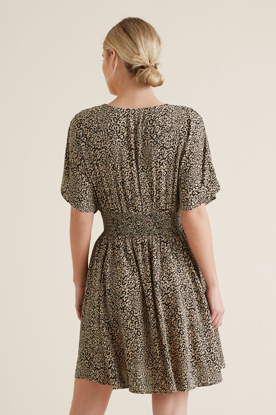 Animal Print Swing Dress  