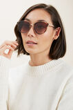 Courtney Metal Sunglasses  Amber Tort  hi-res