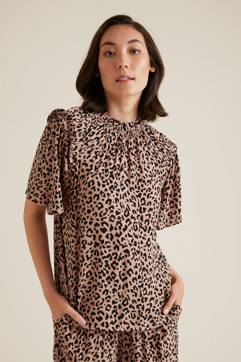 Ocelot Flutter Blouse  Simple Ocelot