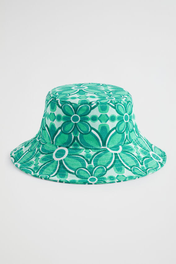 Seed Bucket Hat  Jade Green Retro  hi-res