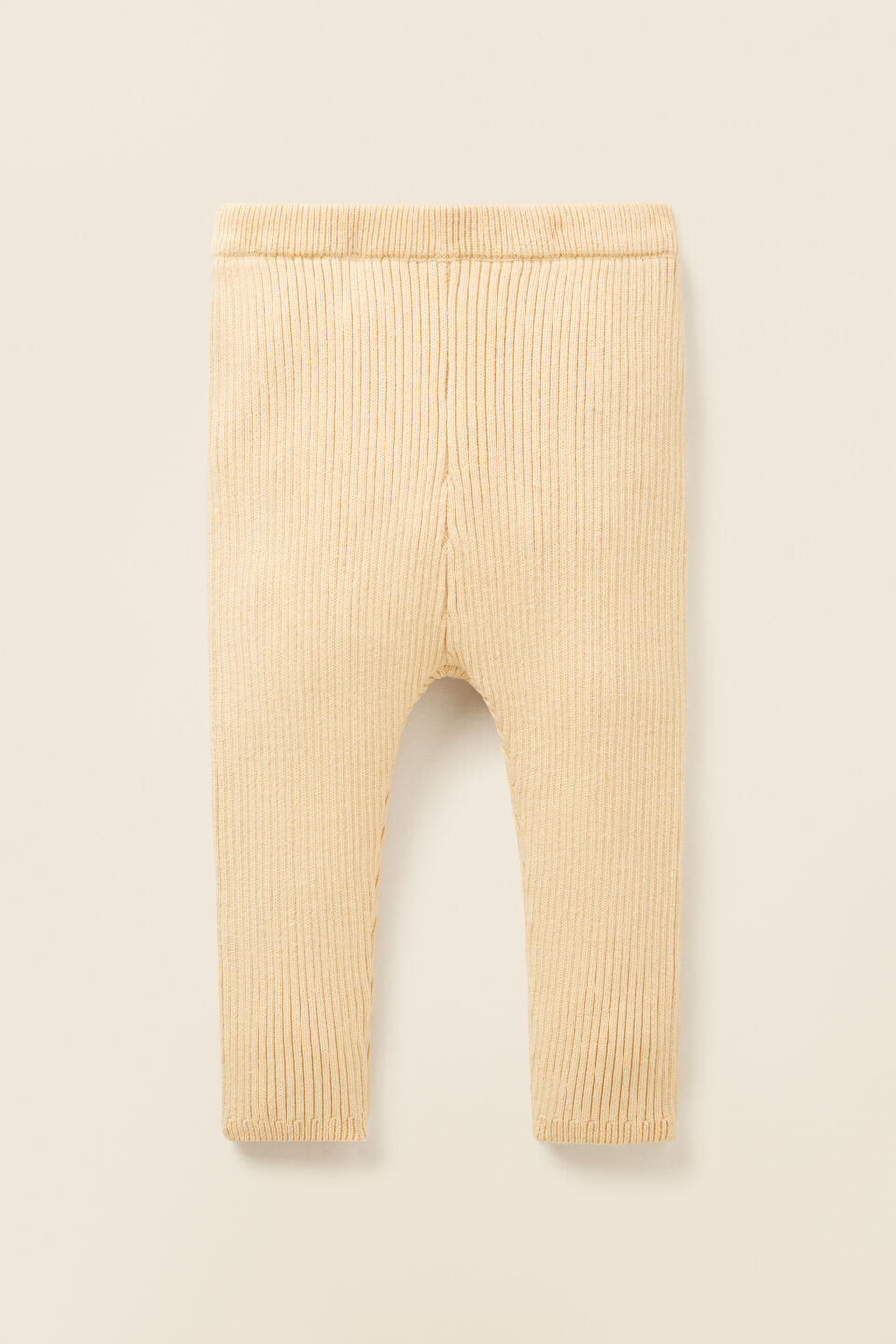 Rib Knit Legging  Dijon