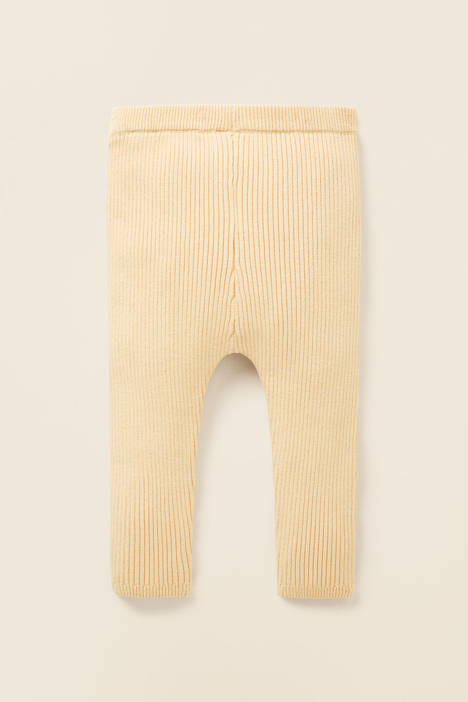 Rib Knit Legging  Dijon