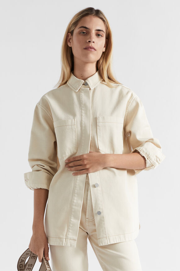 Denim Overshirt  Magnolia  hi-res