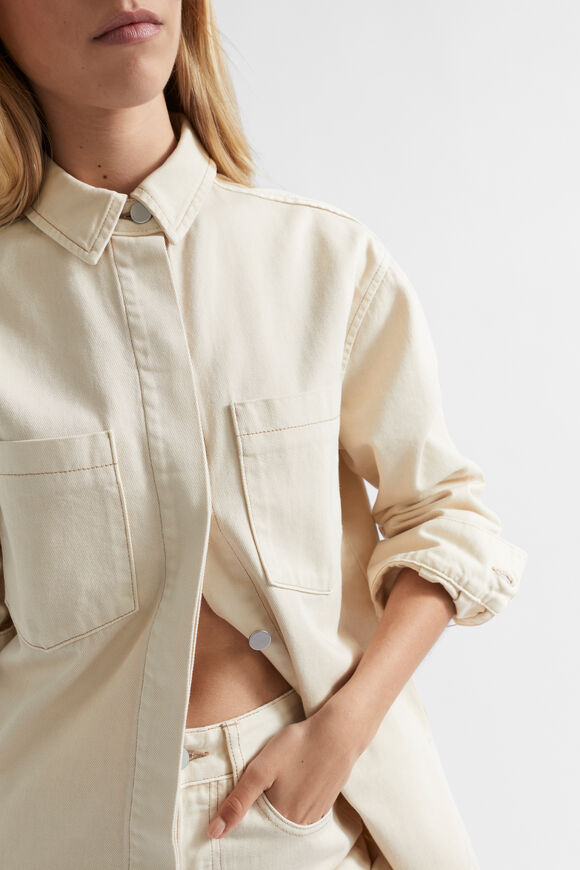 Denim Overshirt  Magnolia  hi-res