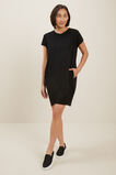Basic Tee Dress  Black  hi-res