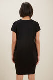 Basic Tee Dress  Black  hi-res
