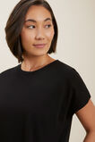 Basic Tee Dress  Black  hi-res