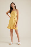 Linen Frill Dress  Turmeric  hi-res
