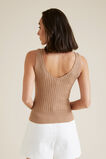 Crop Rib Knit  Smokey Topaz  hi-res