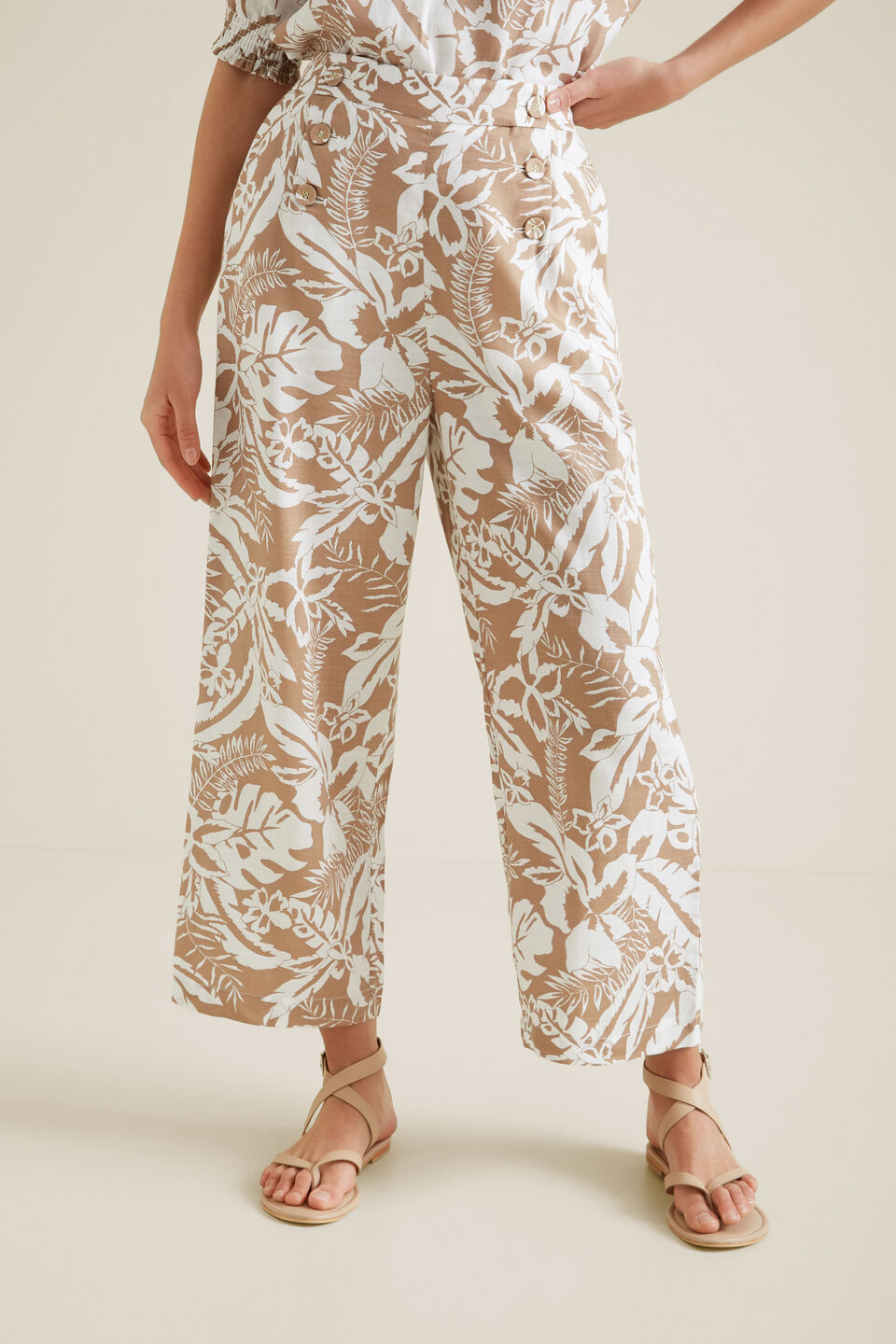 Palm Print Pant  