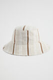 Seed Bucket Hat  Pecan Brown Stripe  hi-res