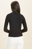 Core Rib Tee  Black  hi-res