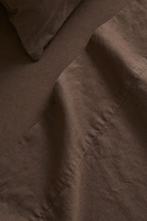 Alba King Flat Sheet  Chocolate  hi-res