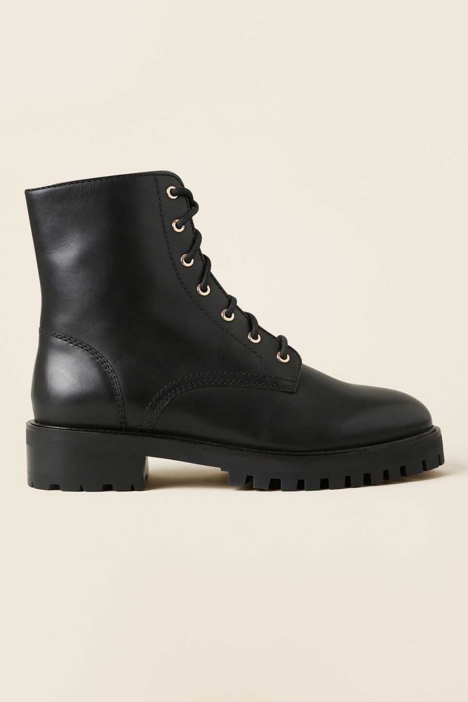 Tammy Lace Up Ankle Boot  Black  hi-res