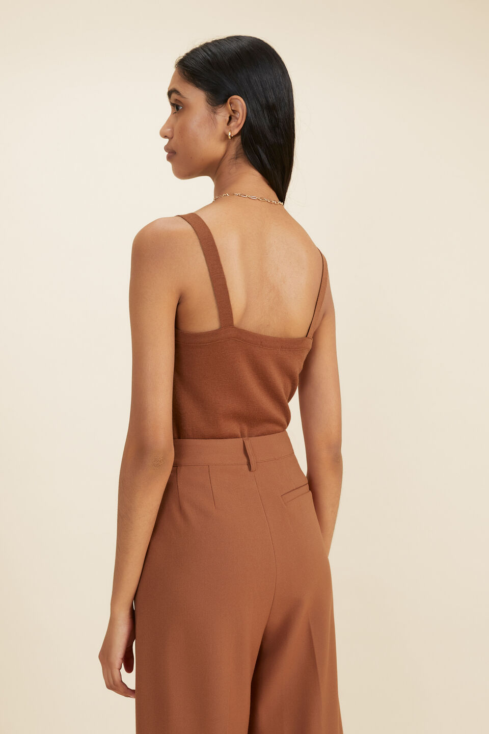 Babywool Tank  Mahogany