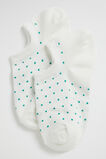Dot Sneaker Sock  White Spot  hi-res
