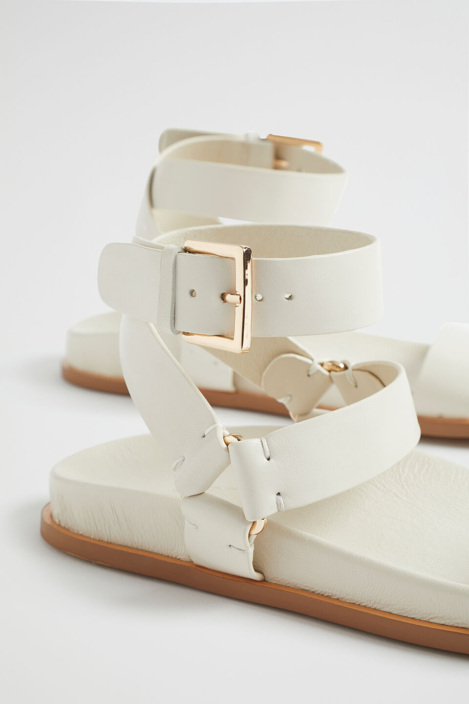 Aster Footbed Sandal  Cream