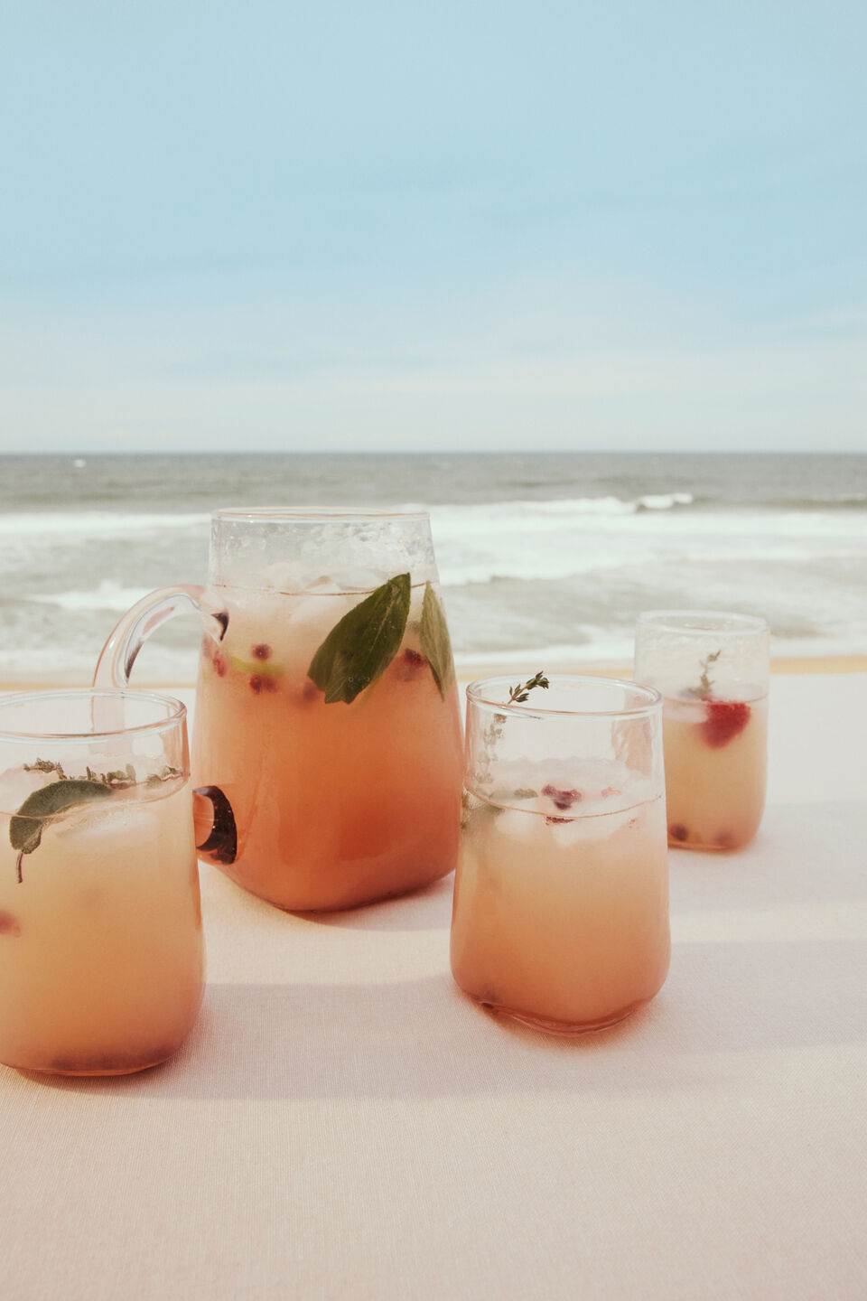 Frida Highball Set of 4  Rose Pink