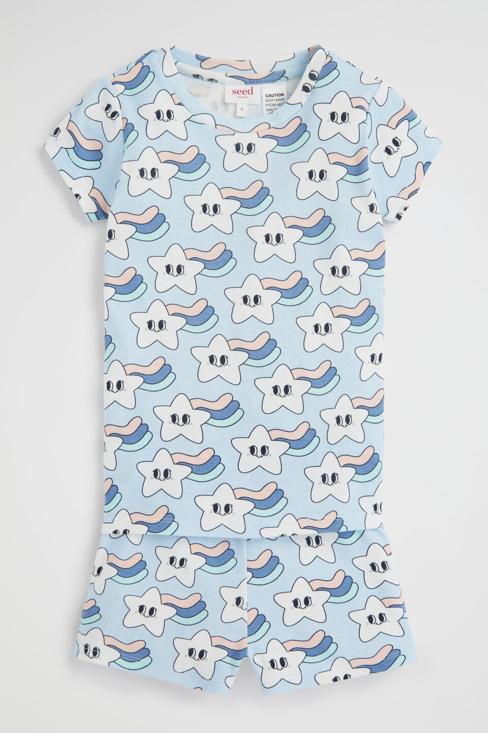 Shooting Star Pyjama  Baby Blue