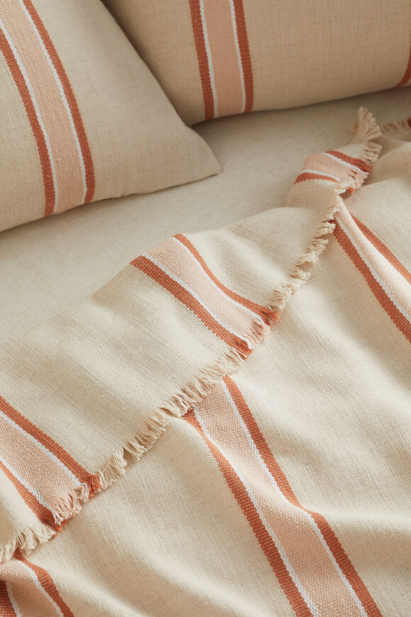 Arla Striped Coverlet  Multi  hi-res