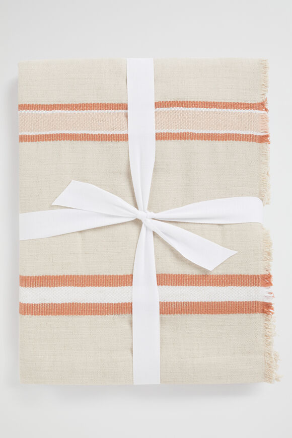 Arla Striped Coverlet  Multi  hi-res