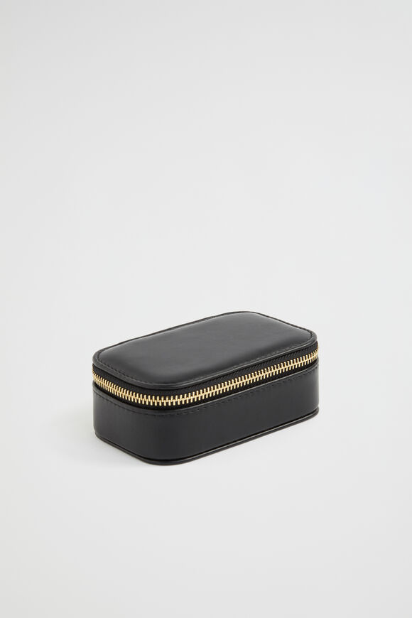 Mini Jewellery Case  Black  hi-res