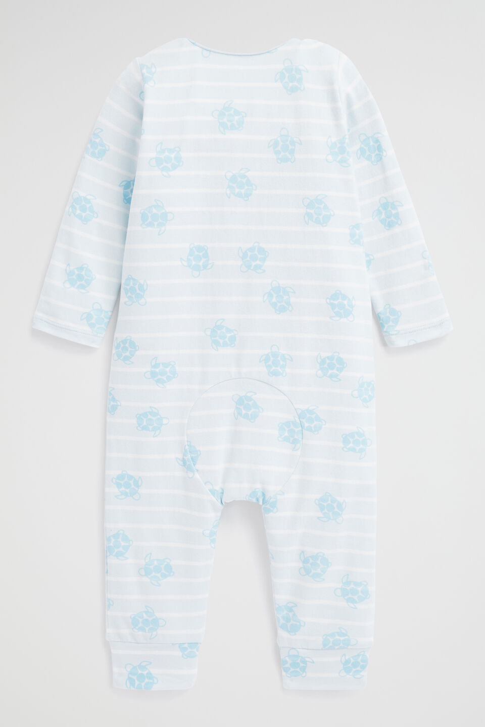 Turtle Zipsuit  Ice Blue