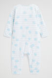 Turtle Zipsuit  Ice Blue  hi-res