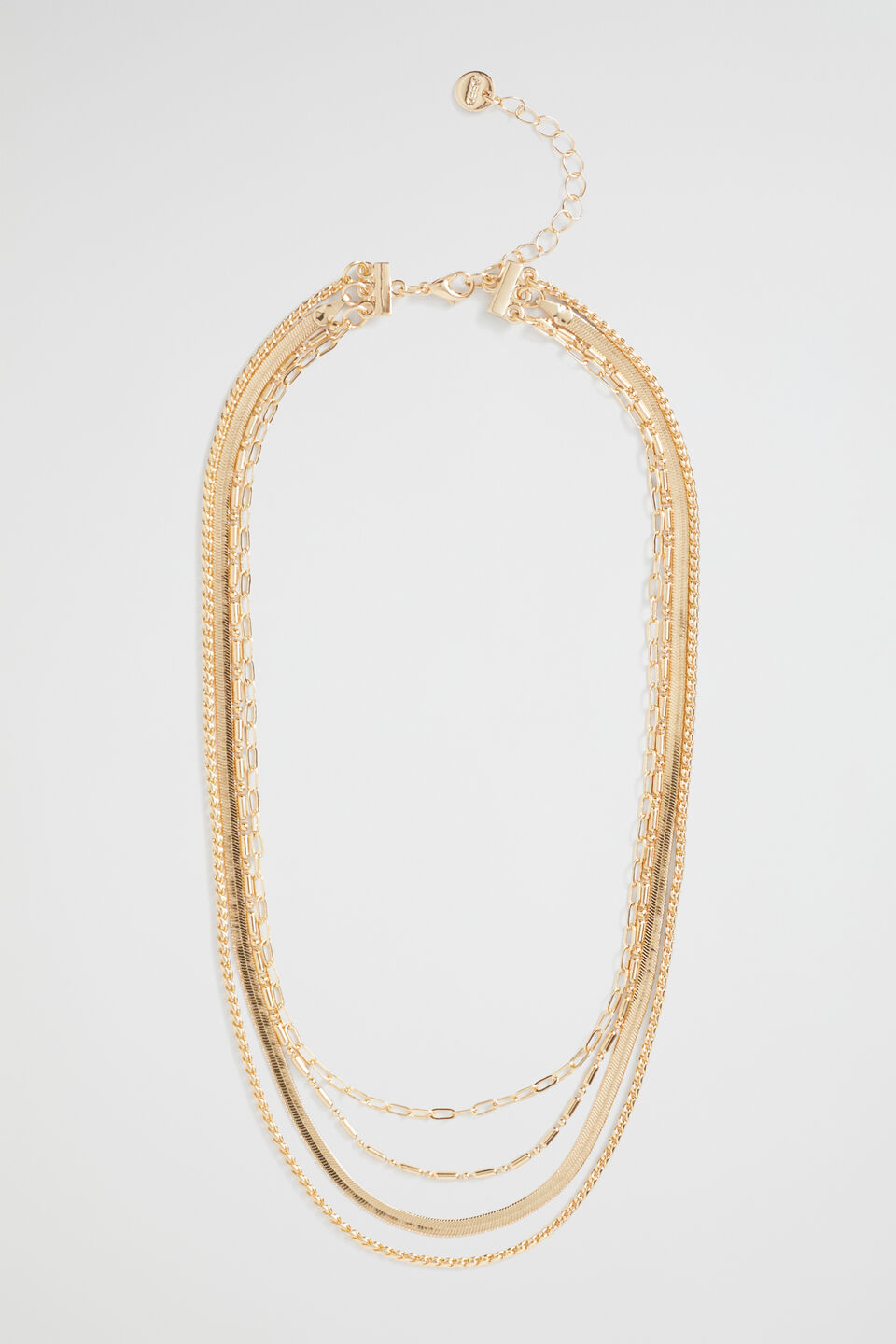 Multi Chain Necklace  Gold
