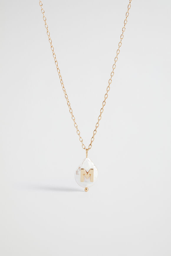 Pearl Alphabet Necklace  M  hi-res