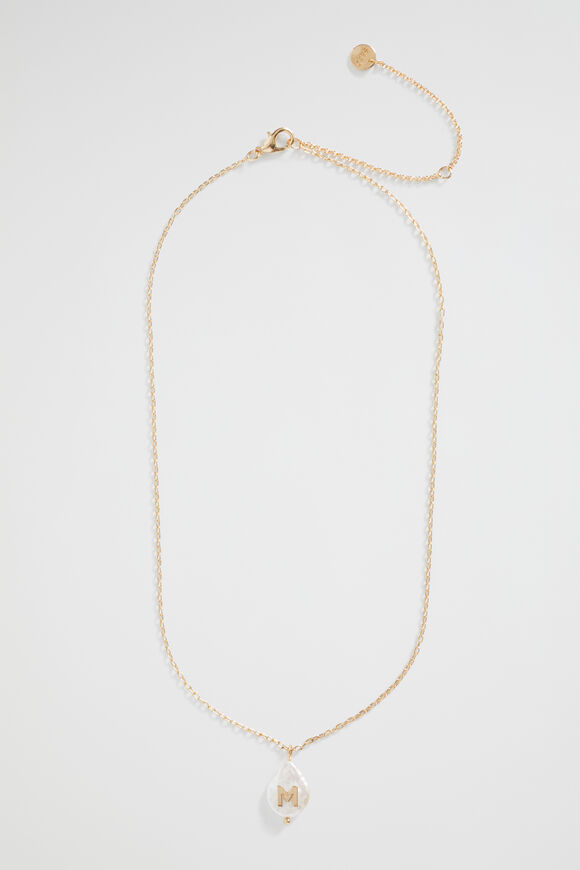 Pearl Alphabet Necklace  M  hi-res