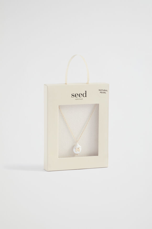 Pearl Alphabet Necklace  M  hi-res