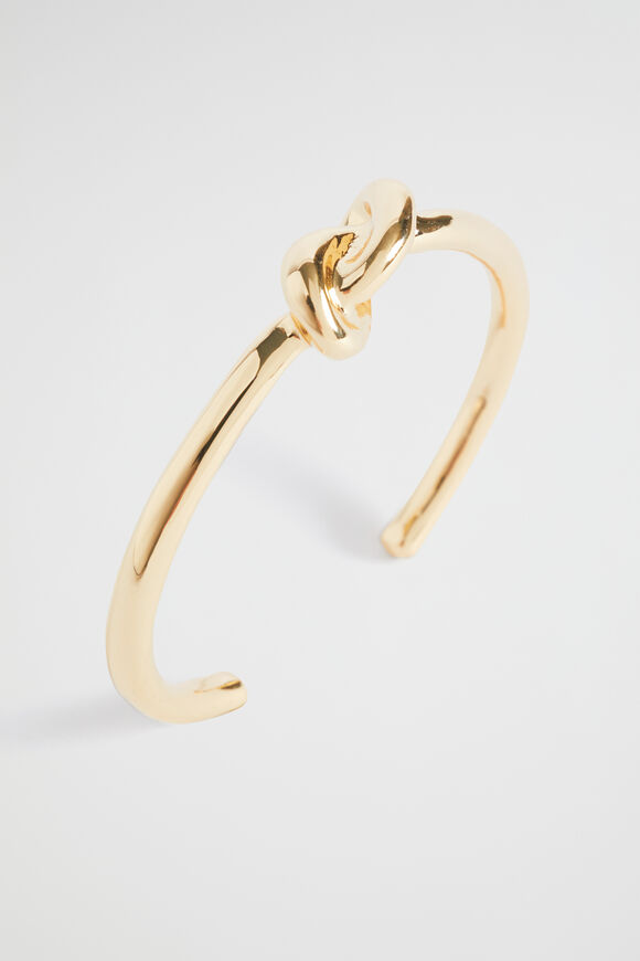 Knot Cuff  Gold  hi-res
