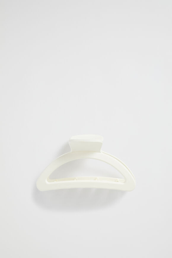 Crescent Hair Claw  Bone  hi-res
